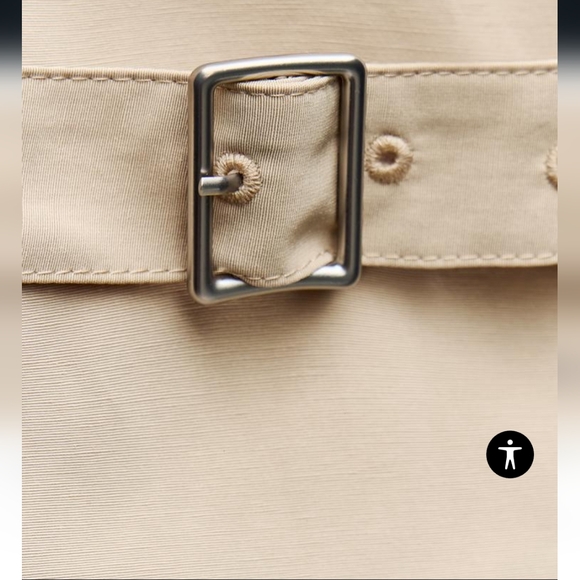 Zara NWT belted short Dress ZW Collection Size Medium - Picture 6 of 10